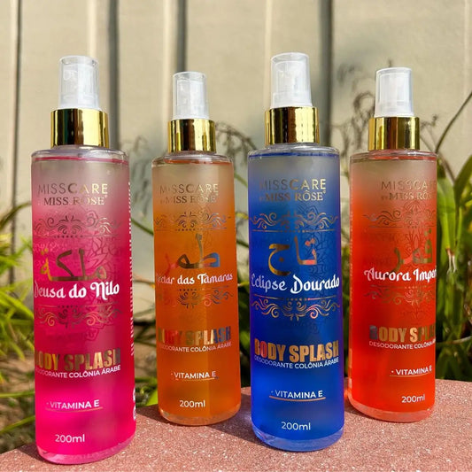 Body Splash Árabe Desodorante Cologne 200ml - Miss Rôse